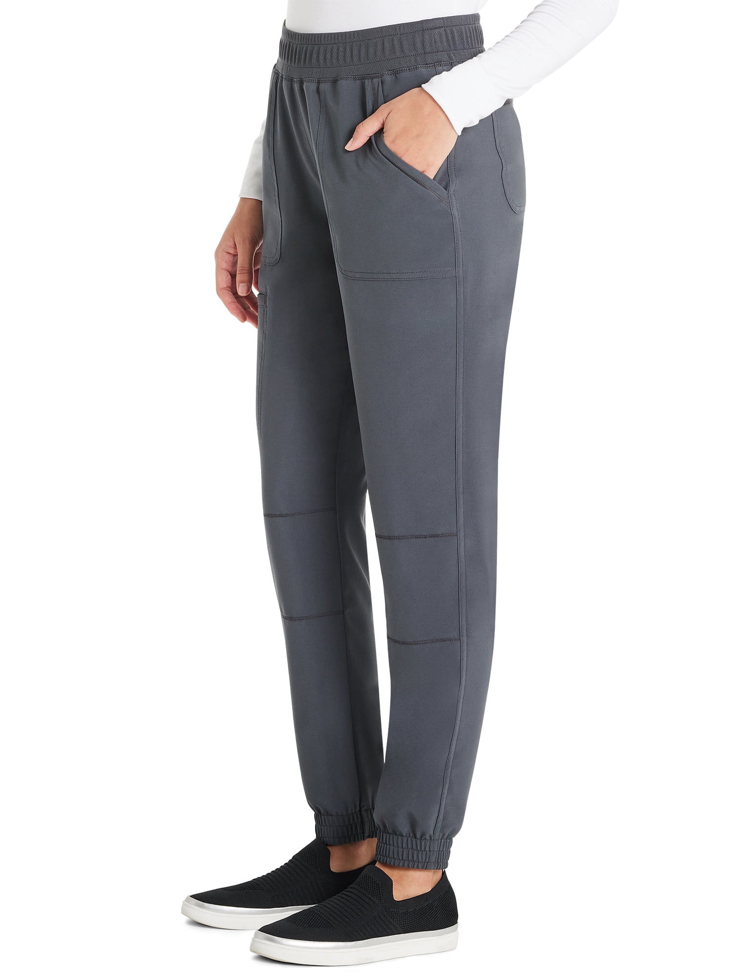 Scrubstar Women's Antimicrobial Premium Performance Petite Yoga Waistband Jogger, Sizes XS-XL