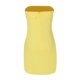 thumbnail image 5 of Vestido ajustado para mujer, minivestido sexy asimétrico (amarillo claro M), 5 of 9