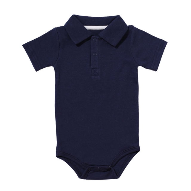 Odeerbi Chaquetas de Golf de Manga Corta Con Cuello de Algodón Para Niños y Niñas