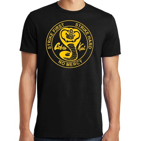 Tshirt perfect for everyday wear, sports, and more, PubliciTeeZ Adult, Youth, and Big and Tall Karate Kid Cobra Kai Logo T-Shirt