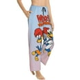 thumbnail image 2 of Woody Woodpecker Women's Pajama Pants Ultra Soft Comfy Sleep Lounge Pants Cartoon Print Lightweight Casual Bottoms Loungewear, 2 of 8