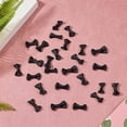 thumbnail image 7 of 120pcs Mini Bow Tie Bows Ribbon Bows 1" Grosgrain Ribbon Bowknots Black Mini Bow Ties Embellishment Woven Hair Bows for DIY Hair Clips Pets Hair Bows, 7 of 7