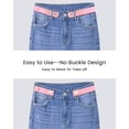 thumbnail image 6 of AWAYTR 3 Pcs Children Magnetic Buckle Elastic Belts Easy Wear Adjustable Stretch Belt for Toddler Boys Girls Pants, 6 of 7