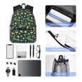 thumbnail image 6 of Lsque Crocodile And Oranges Classic Casual Backpack - Large Capacity Water-Resistant Backpack for School, Work, Travel, and Outdoor Activities, 6 of 8