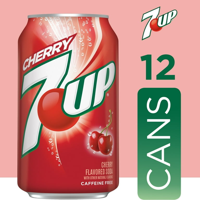 7UP Cherry Flavored Soda, 12 fl oz Cans, 12 Pack - Walmart.com