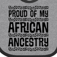 thumbnail image 4 of Inktastic Black History Proud African Ancestry Boys or Girls Baby Bib, 4 of 4