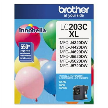 Lc203c Innobella High-Yield Ink, 550 Page-Yield, Cyan | Bundle of 2 Each