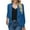Blue, variant on cocolona Womens Casual Blazers Long Sleeve Button Open Front Business Office Work Jacket Fall Fashion Solid Color Suit Coat