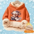 thumbnail image 2 of Highland Cow Christmas Sweatshirts-Cozy Hooded Pullover with Cow Print Design,Soft Warm Winter Kids Top,Cute Highland Cow Hoodie & Sweater for Holiday Season, 2 of 5