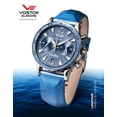 thumbnail image 2 of Vostok-Europe Undine Blue Ladies Chronograph Watch VK64/515A526, 2 of 3