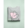 thumbnail image 3 of Line Art Flower Sweatshirt Women -Image by Shutterstock, Female 4X-Large, 3 of 4