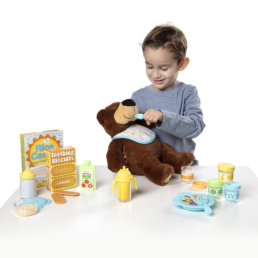 melissa and doug changing and bath time playset