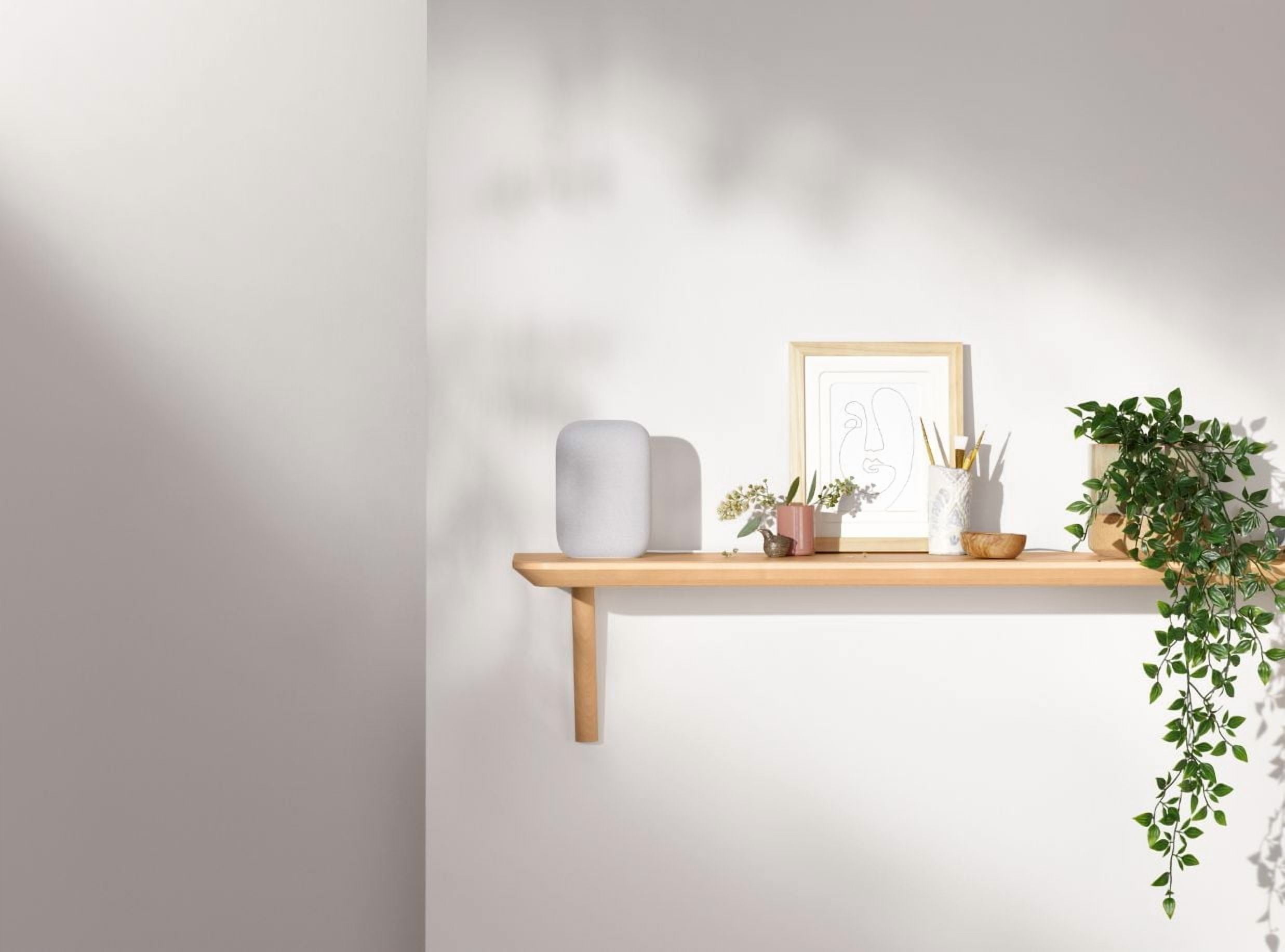 Google Nest Audio - Smart Speaker, with Google Assistant - Chalk