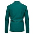 thumbnail image 4 of Gubotare Men's Casual Knit Blazer Suit Jackets Two Button Lightweight Unlined Sport Coat (Green,XL), 4 of 4