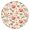 Pioneer Flower Floral-3, variant on Pioneer Flower Floral Print Pattern Round Fitted Tablecloth with Elastic Edge,Dining Table Cover Waterproof,Outdoor Round Tablecloth for Camping,Dining,Indoor and Outdoor