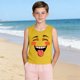 thumbnail image 5 of Camisola de Niños Pequeños con Impresión de Gradiente Lindo, Tela Suave sin Mangas para el Uso Casual Y Ocasiones Especiales, 5 of 8