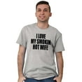 thumbnail image 2 of Love My Smokin Hot Wife Funny Spouse Men's Graphic T Shirt Tees Brisco Brands S, 2 of 2