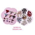 thumbnail image 2 of WIFKLSIIPG Bow-knot Nail Stud Rhinestones , 3D Bow-knot Colorful Nail Charms Set for Nail Stones Design DIY Decoration, 2 of 2