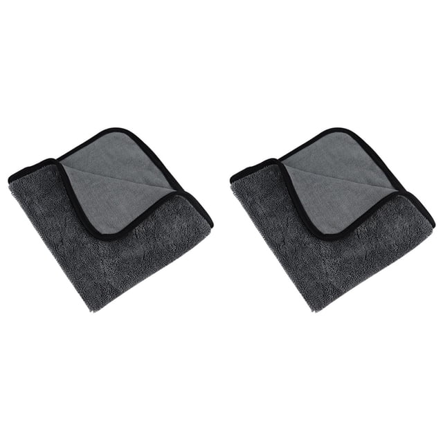 2X Microfiber Car Cleaning Cloths Ultra-Thick Cars Drying Towel Microfiber Cloth for Car Home Polishing