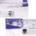 thumbnail image 5 of Precision Drawing Tool for Parallel Lines & Angles, Multi-Functional Plastic Design 30cm Rolling Parallel Ruler, 5 of 5