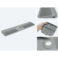 thumbnail image 4 of Unique Bargains Sink Splash Guard Mat with Adjustable Button Dark Gray 24.0*5.5*0.8 inch, 4 of 6
