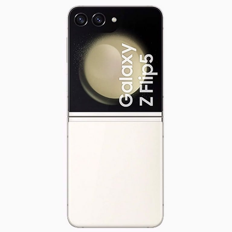 Samsung Galaxy Z Flip5 STANDARD EDITION Dual-SIM 512GB ROM + 8GB RAM (Only GSM | No CDMA) Factory Unlocked 5G Smartphone (Cream) - International Samsung Galaxy Z Flip5 STANDARD EDITION Dual-SIM 512GB ROM + 8GB RAM (Only GSM | No CDMA) Factory Unlocked 5G Smartphone (Cream) - International