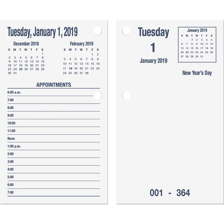 AbilityOne DayMax System Refill Calendar Pages