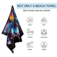 thumbnail image 2 of Wildflowers Butterfly Beach Towel Microfiber Beach Towels Sand Free Quick Dry Lightweight Travel Towels, 2 of 7