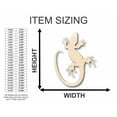 thumbnail image 2 of Unfinished Wood Lizard Shape - Animal - Craft - up to 46" DIY 24" / 1/4", 2 of 3