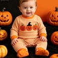 thumbnail image 6 of 12-18 Months Preemie Halloween Baby Fall/Winter Long Sleeved Dress Boys And Girls Baby Romper Pajamas Crawling Clothes, 6 of 7