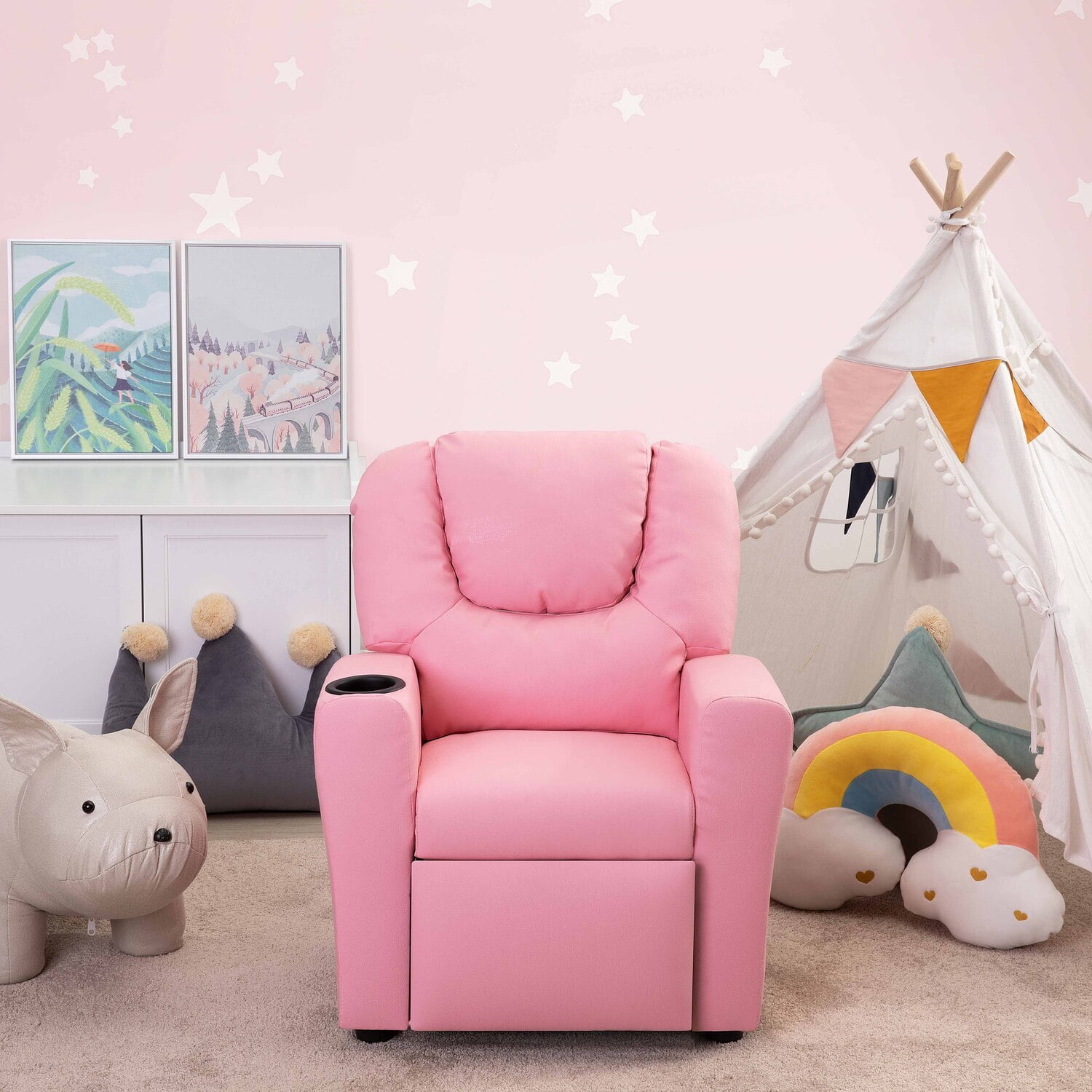 Recline, Relax, Rule Kids' Comfort Champions, Suri Push Back Kids