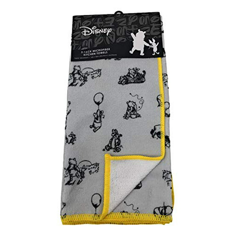 Best Brand Disney Winnie The Pooh, Tiger and Friends 3-PK Microfiber Kitchen  Towel Set