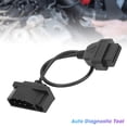 thumbnail image 4 of PEACNNG OBD1 to OBD2 OBDII Diagnostic Scanner Adapter Cable  40cm 15.7in Long  7-Pin to 16-Pin Connector  Compatible with Ford Vehicles for Easy Diagnosis and Troubleshooting, 4 of 9