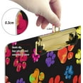 thumbnail image 4 of FMSHPON Dog Paw Print Watercolor Clipboard Hardboard Wood Nursing Clip Board and Pull for Standard A4 Letter 13x9 inches, 4 of 8