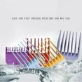 thumbnail image 4 of Guide 8PCS Hair Clipper Guide Comb Set Compatible with  Hair Clippers Limit Combs with Storage Rack Hair Trimmer Guards Attachments Hair Salon Tool Set, Random Colors, 4 of 7