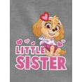 thumbnail image 3 of Paw Patrol Skye Big Sister Little Sister Matching Outfits Shirts for Girls Kid Gray 5/6 / Baby Gray 24M (18-24M), 3 of 5