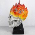 thumbnail image 5 of Halloween Ghost Rider Red And Blue Flame Skull Mask Horror Ghost Full Face Latex Cosplay Costume Props - FKB, 5 of 5