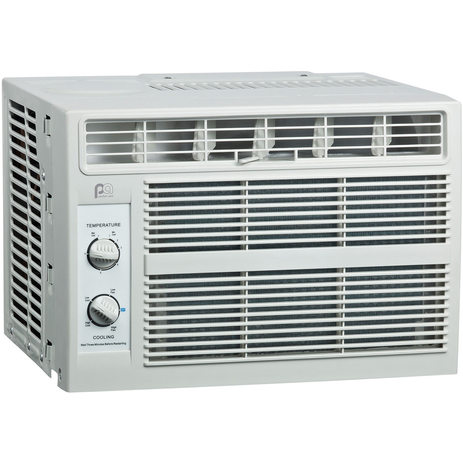 Window Room Air Conditioner With Remote 5000 BTU Capacity 115v 150-Sq Black New! 