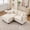 Beige, variant on Modular Sectional Sofa with Movable Ottoman, 75" 3-Seat Modern Couches for Living Room, Comfy L Shaped Couch Set with Deep Seat for Office and Apartment, Black Chenille Fabric