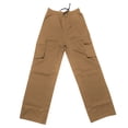 thumbnail image 3 of PIMSSY Men Casual Cargo Pants Lightweight Comfortable Summer Workwear Trousers Breathable Loose Fit Outdoor Daily Wear Stretch Basic Plain Design Male Comfort Solid Color Slacks, 3 of 3