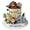 Safari Animal Style, variant on 19pcs Safari Animal Cake Topper - Jungle Wild Cake Toppers with Leaves Balls Cake Decorations for Safari Animals Themed Birthday Party Decorations (Safari Animal Style)