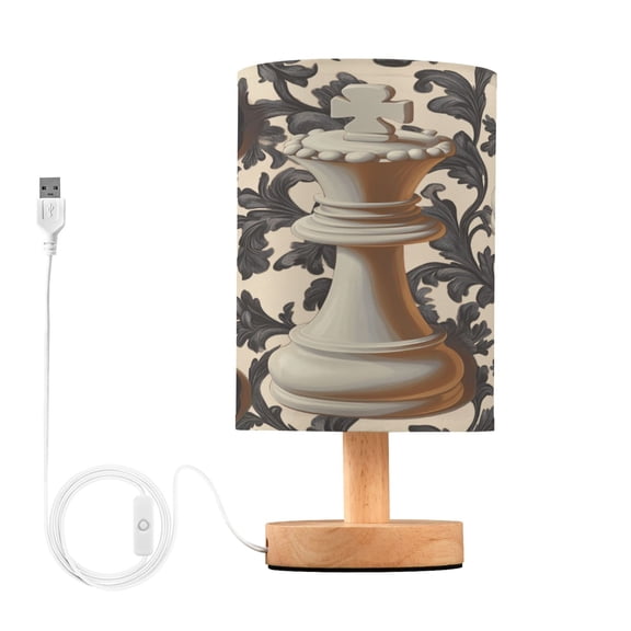 BZSMCE Lamp Modern Black and White Checkers Pattern Creative Patter Night Light