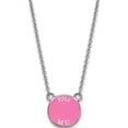 thumbnail image 1 of Sterling Silver Rh-Plated Logoart Phi Mu Xs Enl Pend With Necklace (18 X 12) Made In United States ss012phm-18, 1 of 5