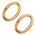 thumbnail image 1 of UPOUART 2Ud Ovalado Con Resorte De Acero Dorado Para Manualidades Y Collares, 1 of 8