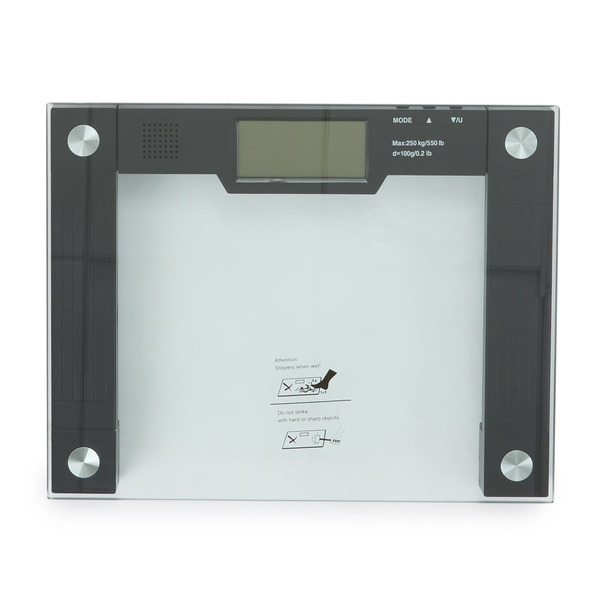 Talking Digital Scale 15'' x 12'' x 1'' Platform, 550 lb. Weight Capacity