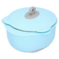 thumbnail image 3 of Tazón para niños pequeños, recipiente térmico de acero inoxidable 316 para alimentos, vajilla, utensilios de cocina, color azul, 3 of 14