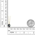 thumbnail image 6 of Gem Stone King 14K Yellow Gold Green Mystic Quartz Pendant Necklace | 3.00 Cttw | Gemstone Birthstone | Oval 10X8MM | Gold Necklace for Women | With 18 inch Gold Chain, 6 of 6