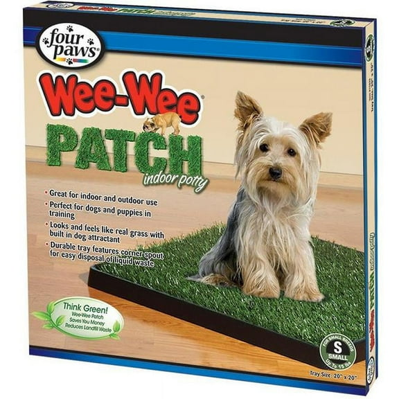 Four Paws Wee-Wee Patch Indoor Potty Small 20" x 20" x 1"