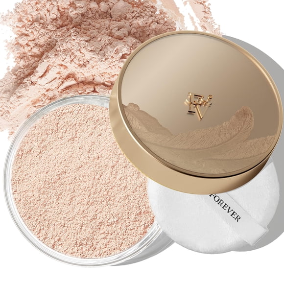 FV Matte Translucent Powder Polvo ligero para controlar la grasa y difuminar de larga duración Polvo facial sin talco para todo tipo de piel Sin crueldad y vegano 04 Nature