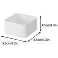 thumbnail image 4 of Vikakiooze Storage Box Household Kitchen Tableware Storage Basket Plastic Desktop Snack Storage Box Drawer Miscellaneous Storage Box, 4 of 6